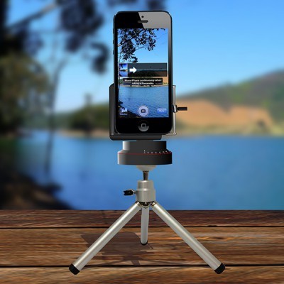 25s Wind Up Panoramic Pod with Mini-Tripod (for iPhone® & Android)